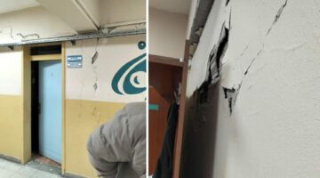 Tokat’ta 5,5 büyüklüğündeki deprem okul duvarlarını çatlattı