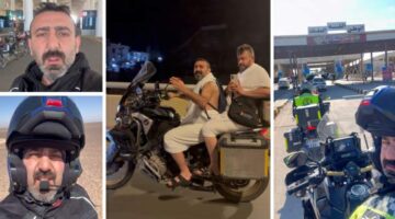 Atalarının develerle gittiği umre yolculuğunu onlar motosikletleri ile yaptı