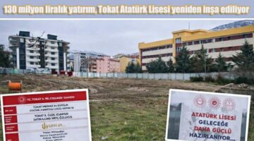 130 Milyon TL’lik Tokat Atatürk Lisesi inşaatında geri sayım