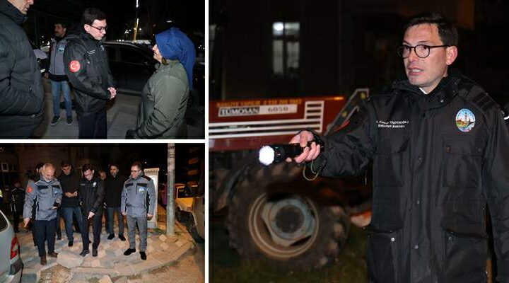 Başkan Yazıcıoğlu’dan gece mesaisi