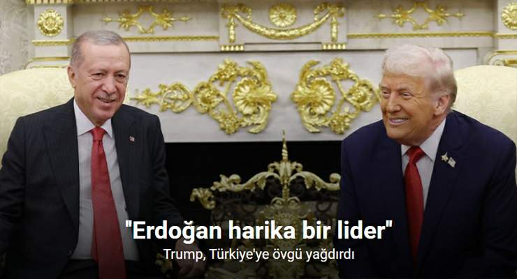 Trump: “Türkiye gerçekten şahaneydi, Erdoğan harika bir lider”