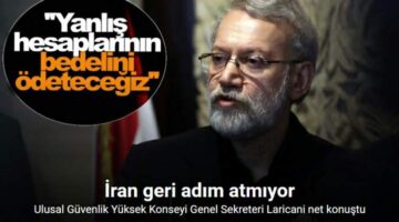 Laricani, “ABD’nin aksine uzun süreli savaşa hazırlıklıyız”