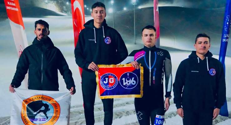 Erzurum’da düzenlenen şampiyonada “Tokat Rüzgarı” esti