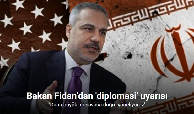 Bakan Fidan, “Bütün dünya savaşın bedelini ödüyor, bu anlamsız savaşın bitmesi gerekiyor”