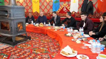 Ertuğrul Karagöl otağ çadırında gazetecilerle iftarda buluştu