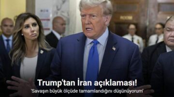 Trump, “(İran savaşı) Savaşın büyük ölçüde tamamlandığını düşünüyorum”