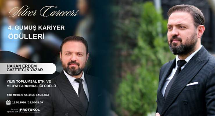 Yazar Hakan Erdem’e “Yılın Toplumsal Etki ve Medya Farkındalığı Ödülü”