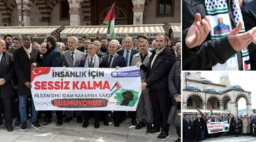 Tokat’tan Filistin’e güçlü mesaj “İnsanlık için sessiz kalma”