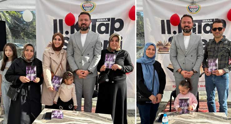 Erbaa Kitap Şöleni’nde Hakan Erdem’e yoğun ilgi