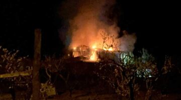 Tokat’ta çıkan yangında ev kullanılamaz hale geldi