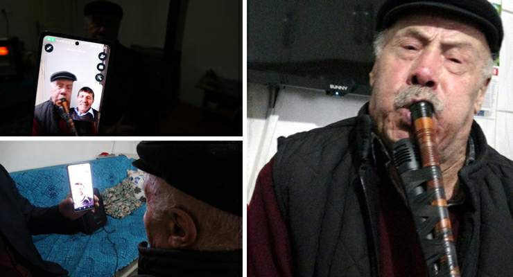 Tokatlı Keloş Dayı’dan “Online Kaval” resitali