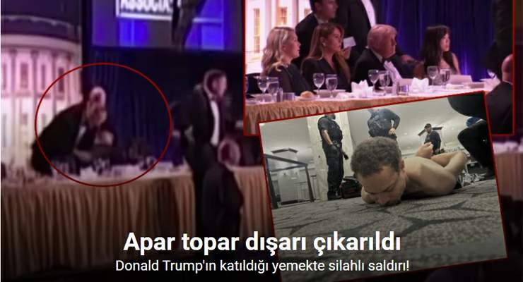 Donald Trump, katıldığı programda silah seslerinin duyulması üzerine salondan tahliye edildi