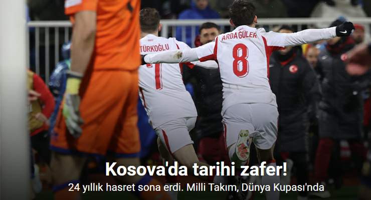 Kosova’da tarihi zafer! 24 yıllık hasret sona erdi, Milli Takım, Dünya Kupası’nda
