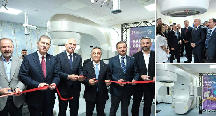 TOGÜ Hastanesi’nde “Radyoterapi Cihazı” törenle hizmete açıldı