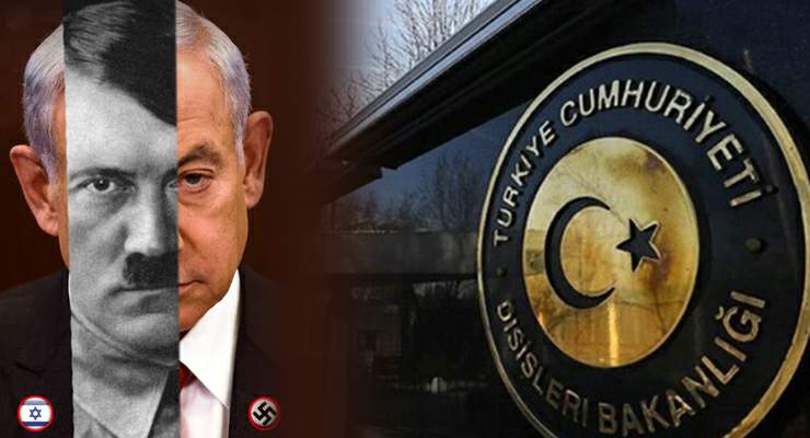 Dışişleri Bakanlığı, İşlediği suçlar nedeniyle yaşadığımız çağın “Hitler’i Netanyahu”
