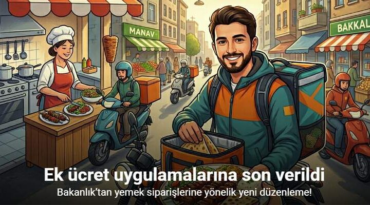 Bakanlık’tan yemek siparişlerine yönelik yeni düzenleme