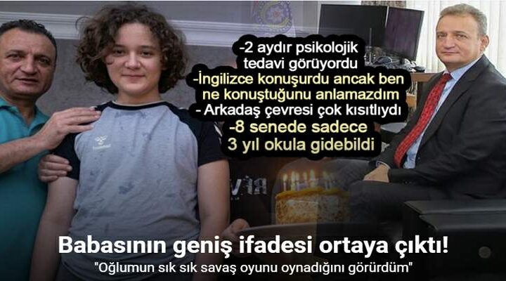 Saldırganın babasının geniş ifadesi ortaya çıktı