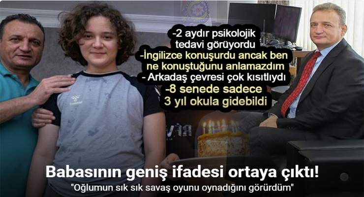 Saldırganın babasının geniş ifadesi ortaya çıktı
