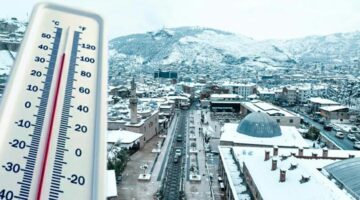 Sıcaklıklar 9 derece birden düşecek, Tokat’ta kar alarmı