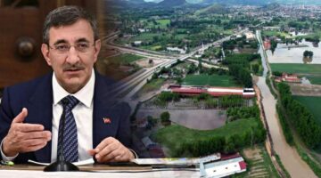 Cumhurbaşkanı Yardımcısı Yılmaz, Tokat’ta aşırı yağışlardan etkilenen bölgeler ilgili konuştu