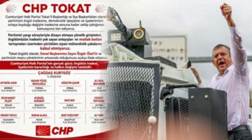 CHP Tokat örgütü, “Parti içi siyasi mühendislik çabalarını kabul etmiyoruz”