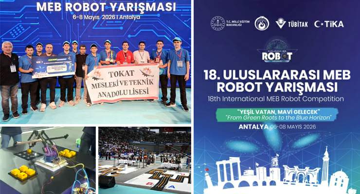 En iyi robotlar Tokat’tan geliyor