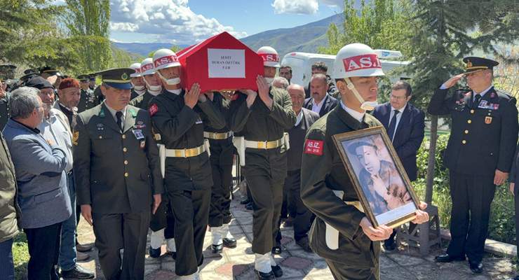 Tokatlı şehit 61 yıl sonra memleketinde defnedildi