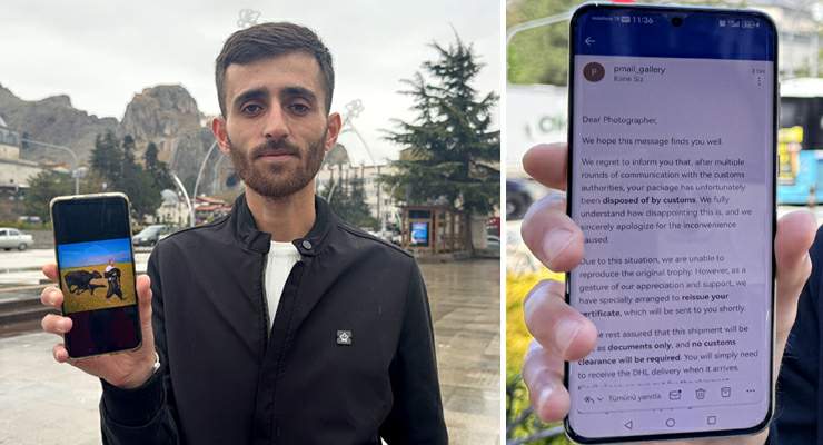 Dünya başarısı vize engelinin ardından şimdi de gümrüğe takıldı