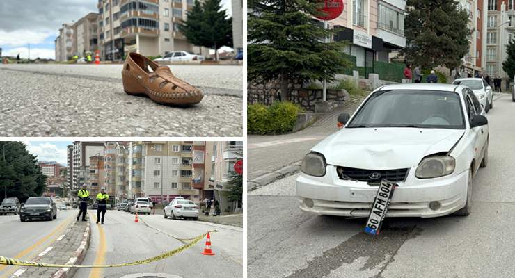 Tokat’ta yolun karşısına geçmek isteyen kadına alkollü sürücü çarptı