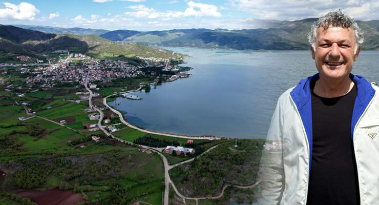 Almus Barajı’ndaki ada, yağışlarla birlikte sular altında kaldı