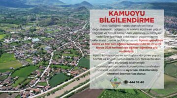 Turhal’da taşkın alarmı nedeniyle okullar 3 gün tatil edildi
