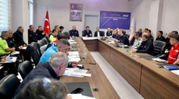 İlçe Afet ve Acil Durum Koordinasyon Merkezi’nde alınan tedbirler masaya yatırıldı
