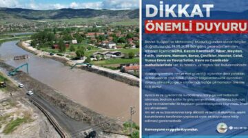 Turhal’da taşkın riski altındaki yerleşim yerleri boşaltılıyor