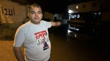 Turhal’da Yeşilırmak suyu taştı, bazı evleri su bastı