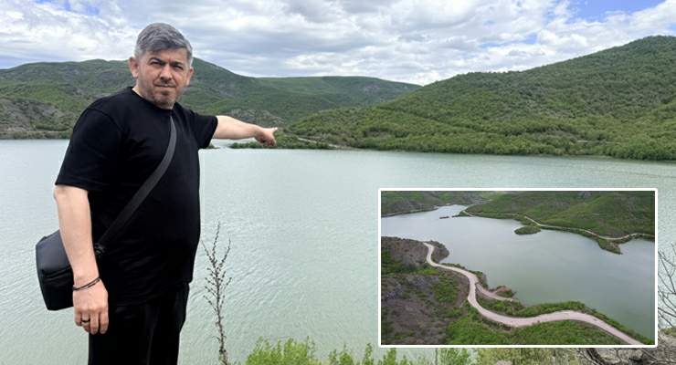 Kuraklığı fırsata çevirmişlerdi: Baraj doldu, yol sular altında kaldı
