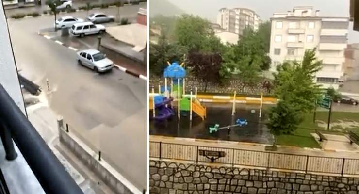 Taşkın uyarısı yapılan Tokat’ta yağmur etkili oldu