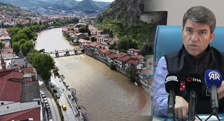 Amasya’da Almus Barajı’ndan gelen su yükü ve taşkın durumu masaya yatırıldı