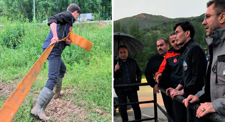 Başkan Yazıcıoğlu’ndan sağanak sonrası vatandaşlara destek