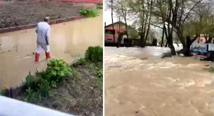 Tokat’ta sel felaketi: Keçeci köyü sular altında kaldı