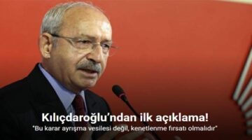Kemal Kılıçdaroğlu: “Cumhuriyet Halk Partisi; kişisel ikbal arayışlarının mücadele alanı değildir”