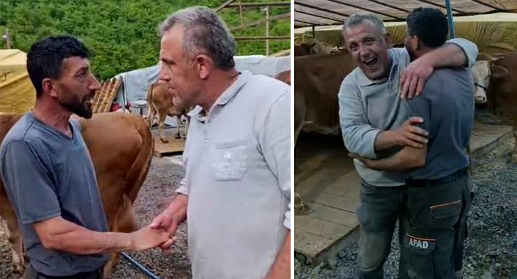 Kurban pazarında dakikalarca süren pazarlıkta inat kazandı