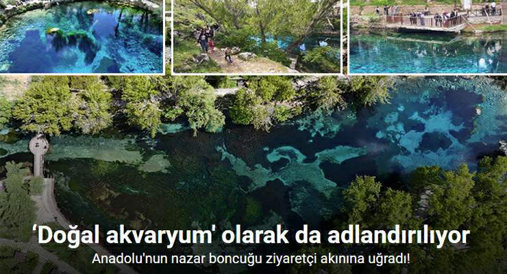 Anadolu’nun nazar boncuğu ziyaretçi akınına uğradı