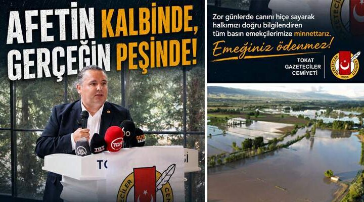 Tokat Gazeteciler Cemiyeti’nden “Basın Emekçileri’ne Teşekkür”
