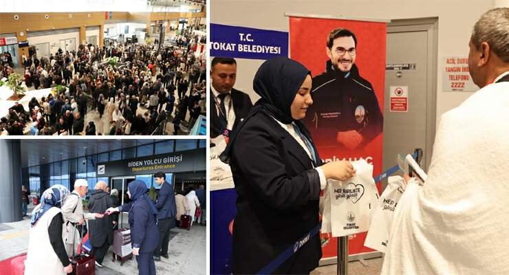 Tokat Belediyesi’nden hacı adaylarına manevi uğurlama