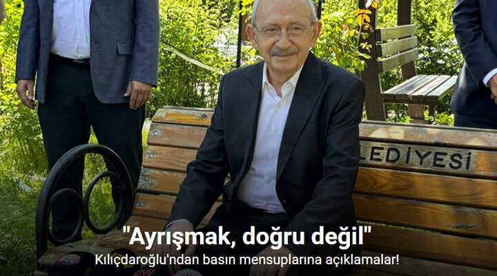 Kılıçdaroğlu: “Kurultayın yasal zeminde yapılması lazım, tedbir kararı kalktıktan sonra kurultay yapılır”
