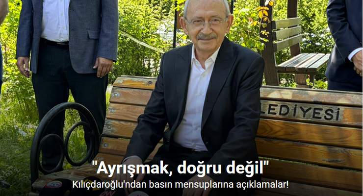Kılıçdaroğlu: “Kurultayın yasal zeminde yapılması lazım, tedbir kararı kalktıktan sonra kurultay yapılır”