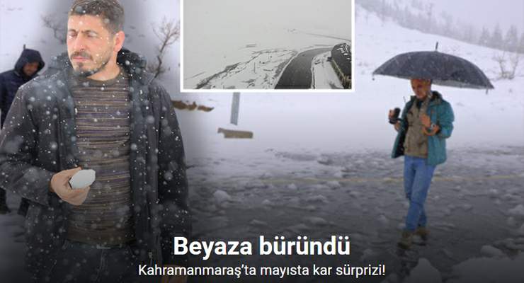 Mayıs ayında “Kar Sürprizi”