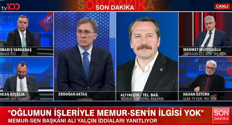 Genel başkan “Ali Yalçın” hakkındaki iddialara canlı yayında cevap verdi