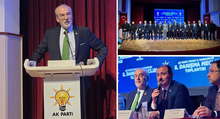 AK Parti Tokat İl Danışma Meclisi’nde “Bilge Adam” konuştu