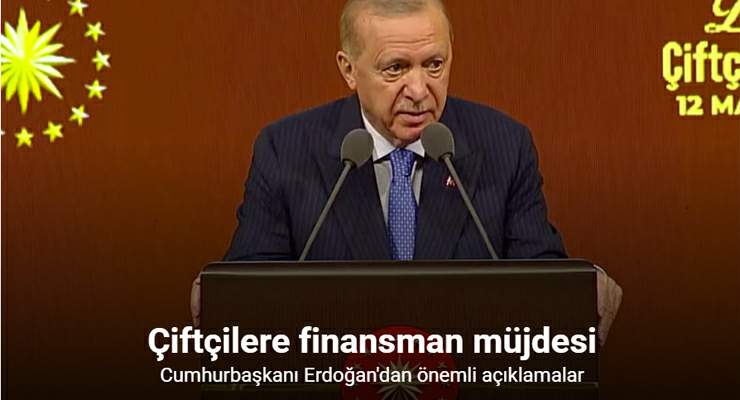 Cumhurbaşkanı Erdoğan’dan ‘Dünya Çiftçiler Günü Programı’nda açıklamalar